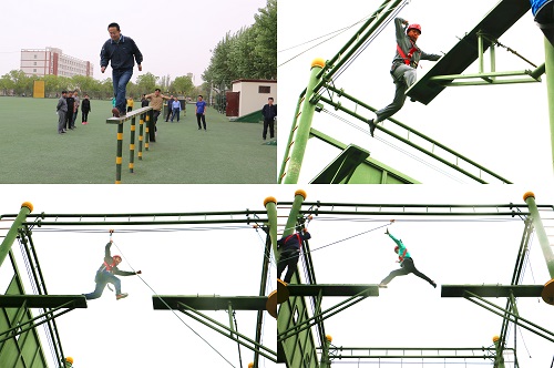 新能源公司全体教职工开展户外素质拓展训练