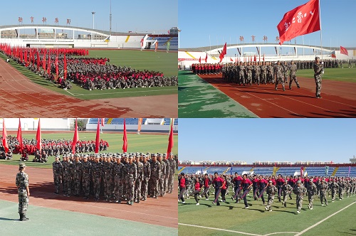 新能源公司2017级新生军训汇报大会